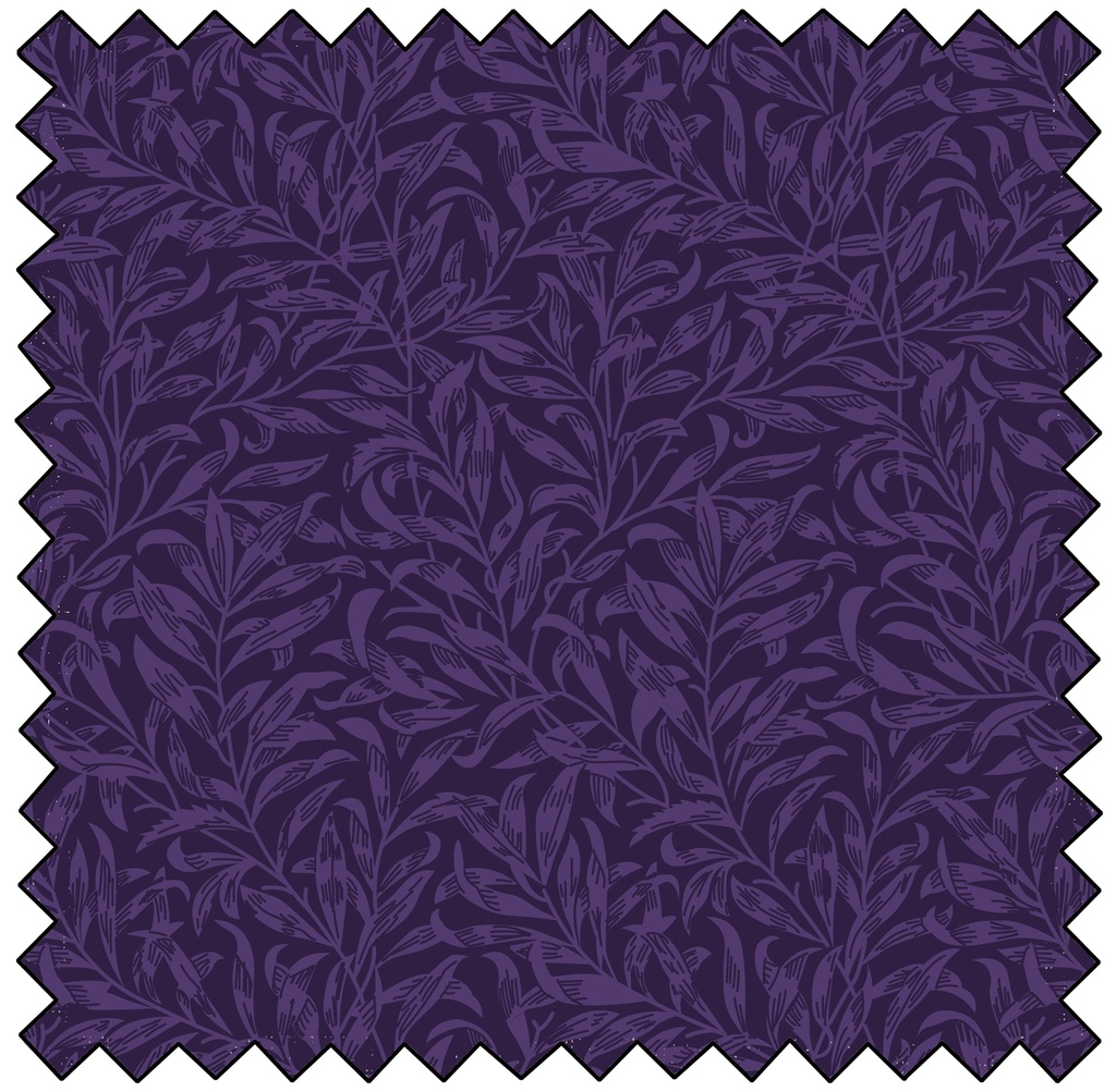 William Morris Willow Bough - DARK PURPLE
