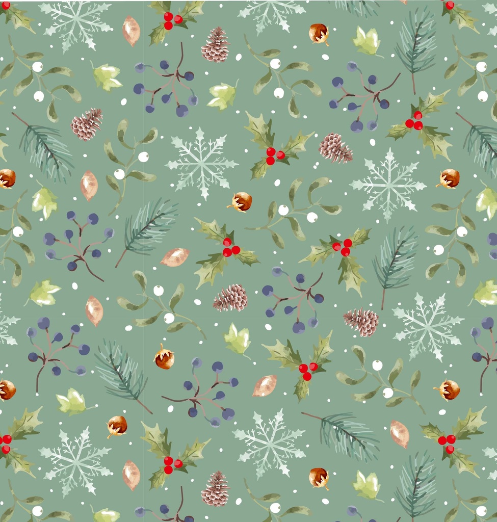 FEATHERED FOILAGE - Holly Harvest