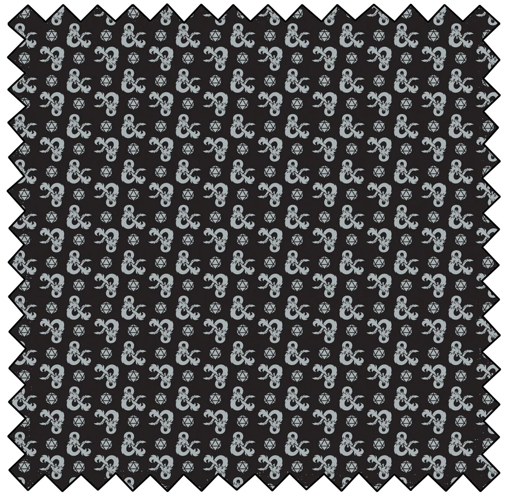 DUNGEONS & DRAGONS III - Apersand & D20 - BLACK