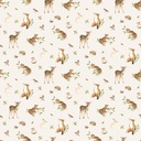 WOODLAND HEART - Animals - CREAM MULTI