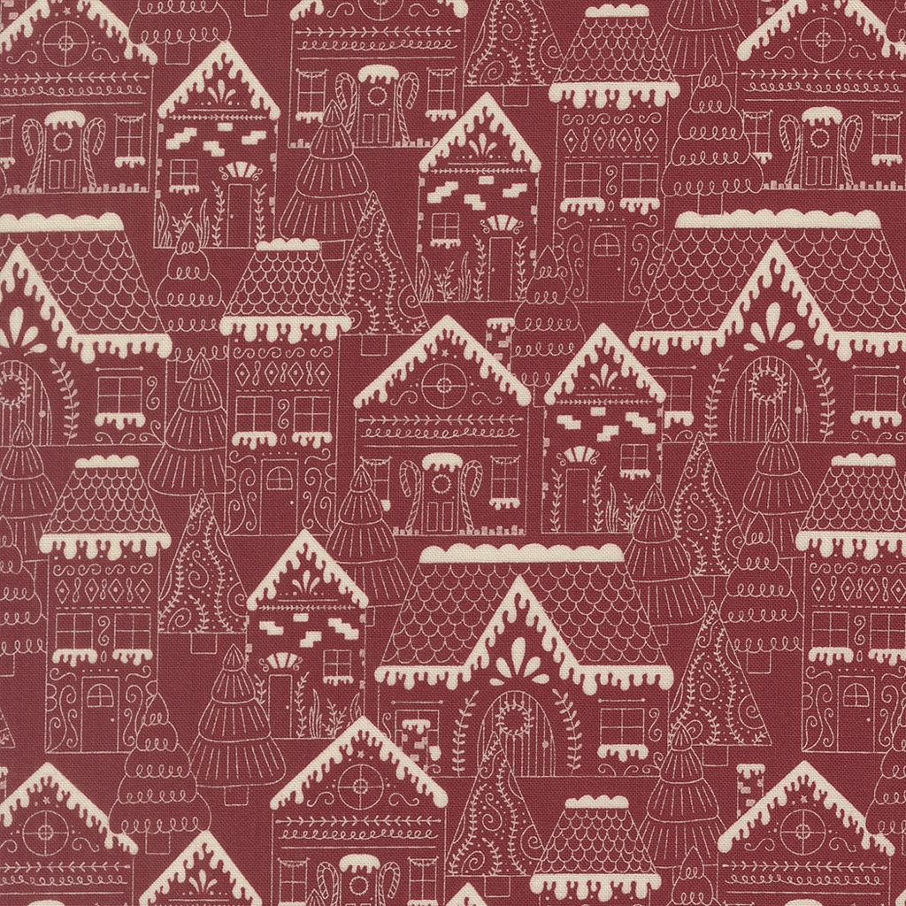 GINGERBREAD LANE - Landscape - CRANBERRY