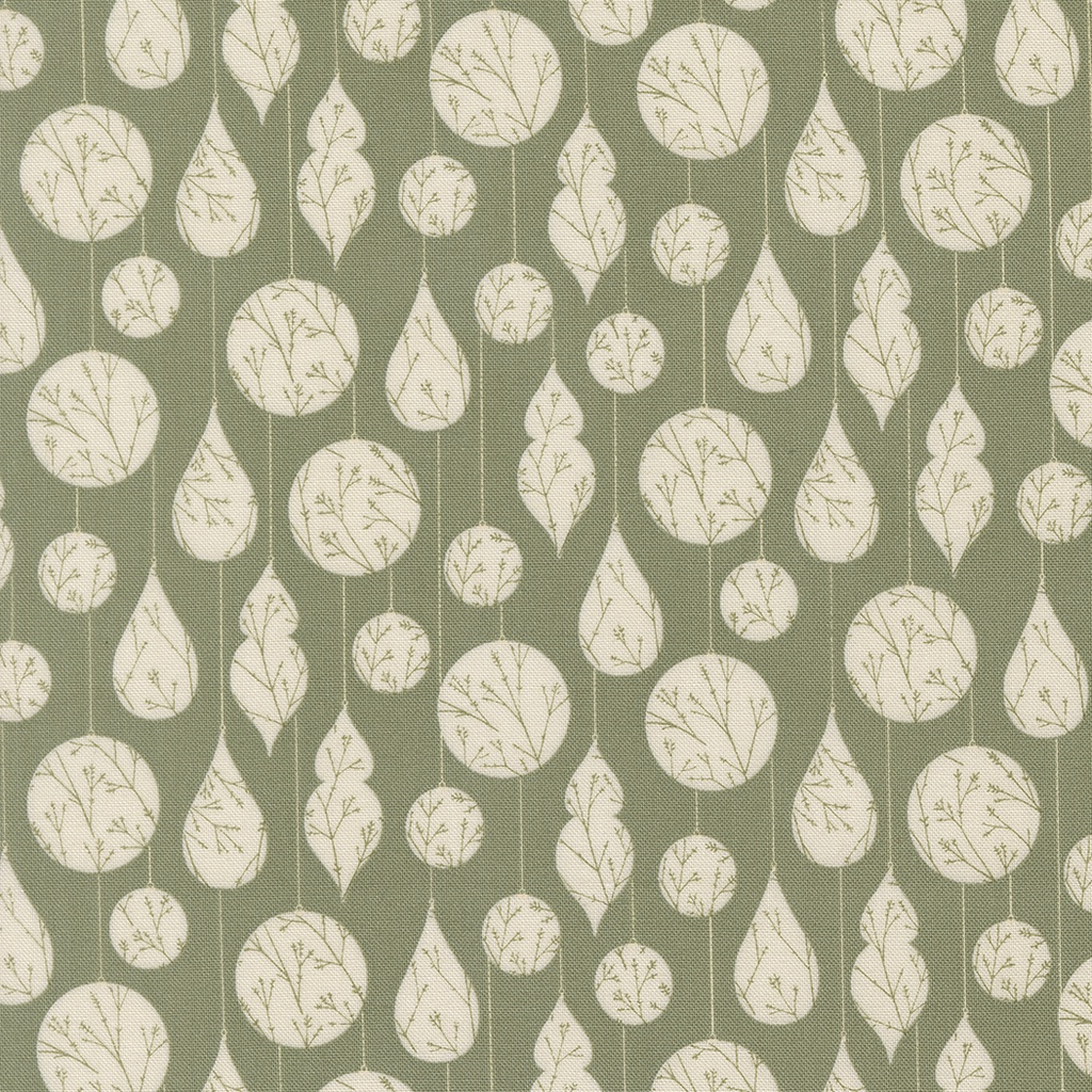 GINGERBREAD LANE - Crystal Ornaments -  MISTLETOE
