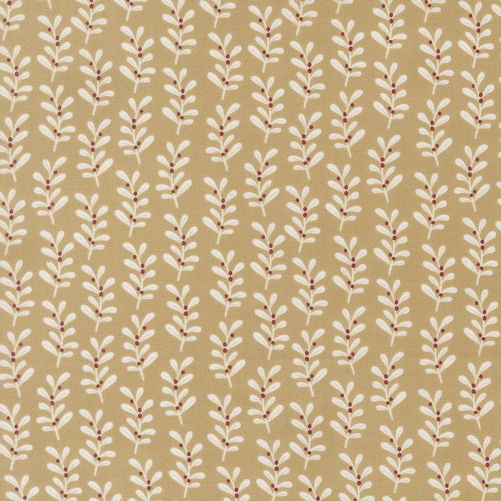 GINGERBREAD LANE - Holly Stripes - GINGERBREAD