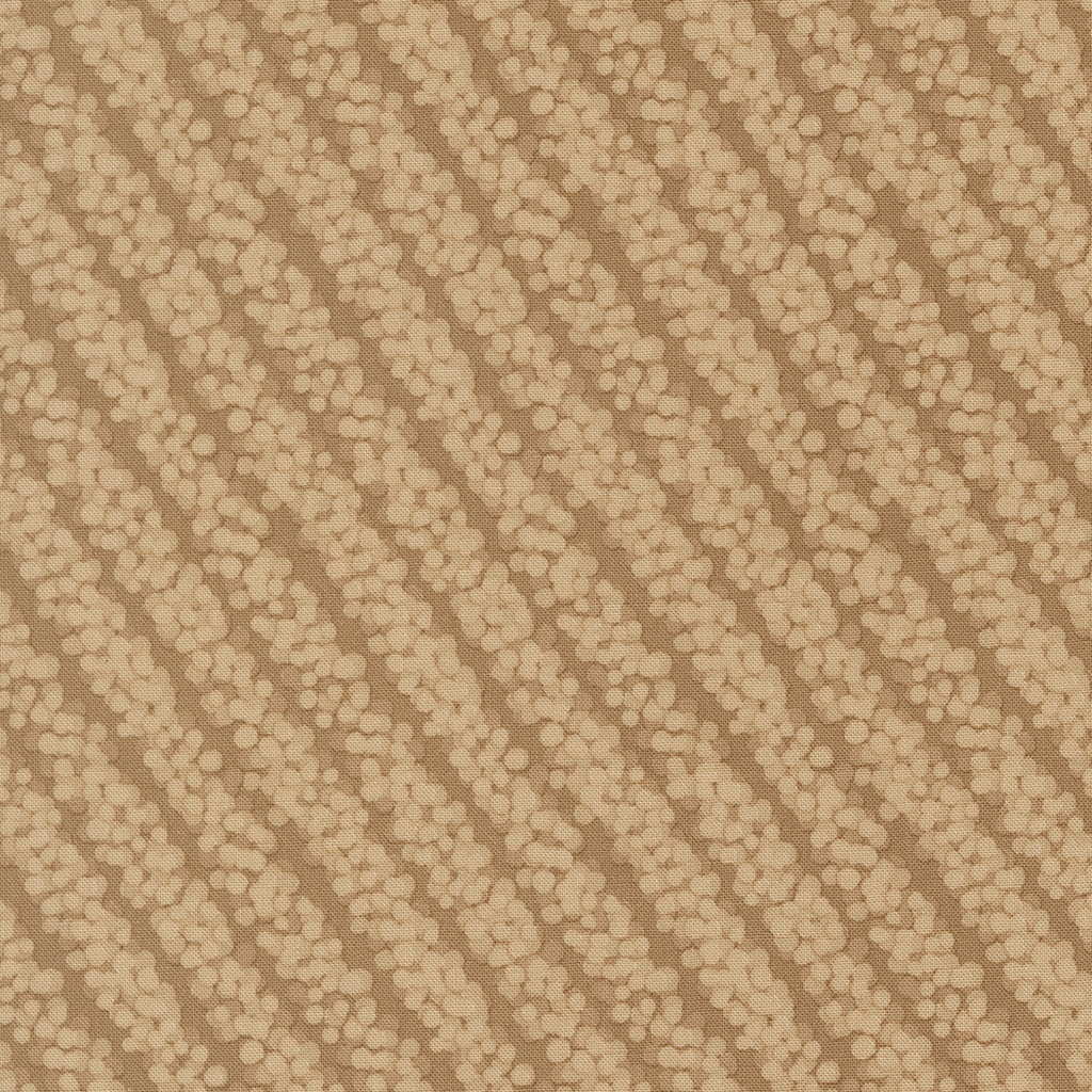 GINGERBREAD LANE - Flowing Forest Stripe - COCOA