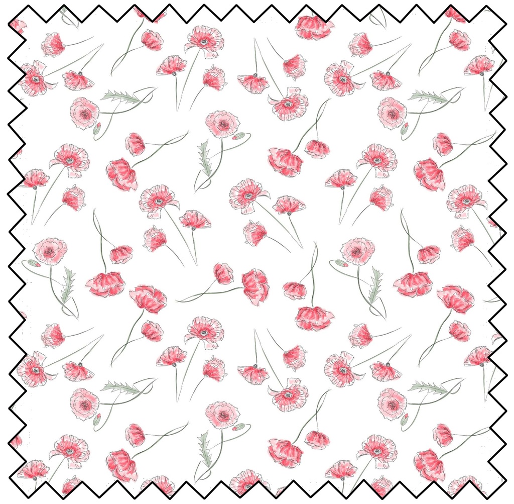 Wild Flowers - Poppy Parade - PINK