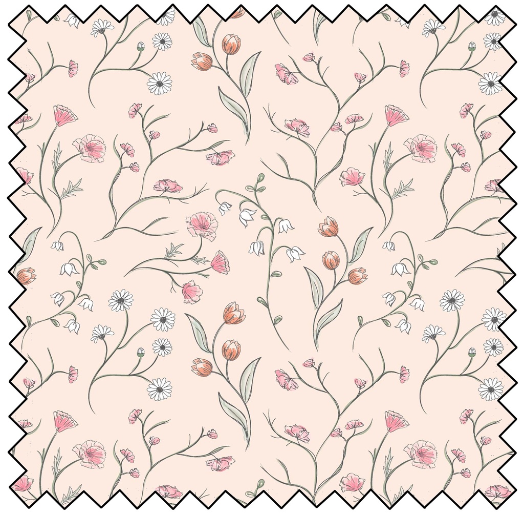 Wild Flowers - Flower Trails - PINK