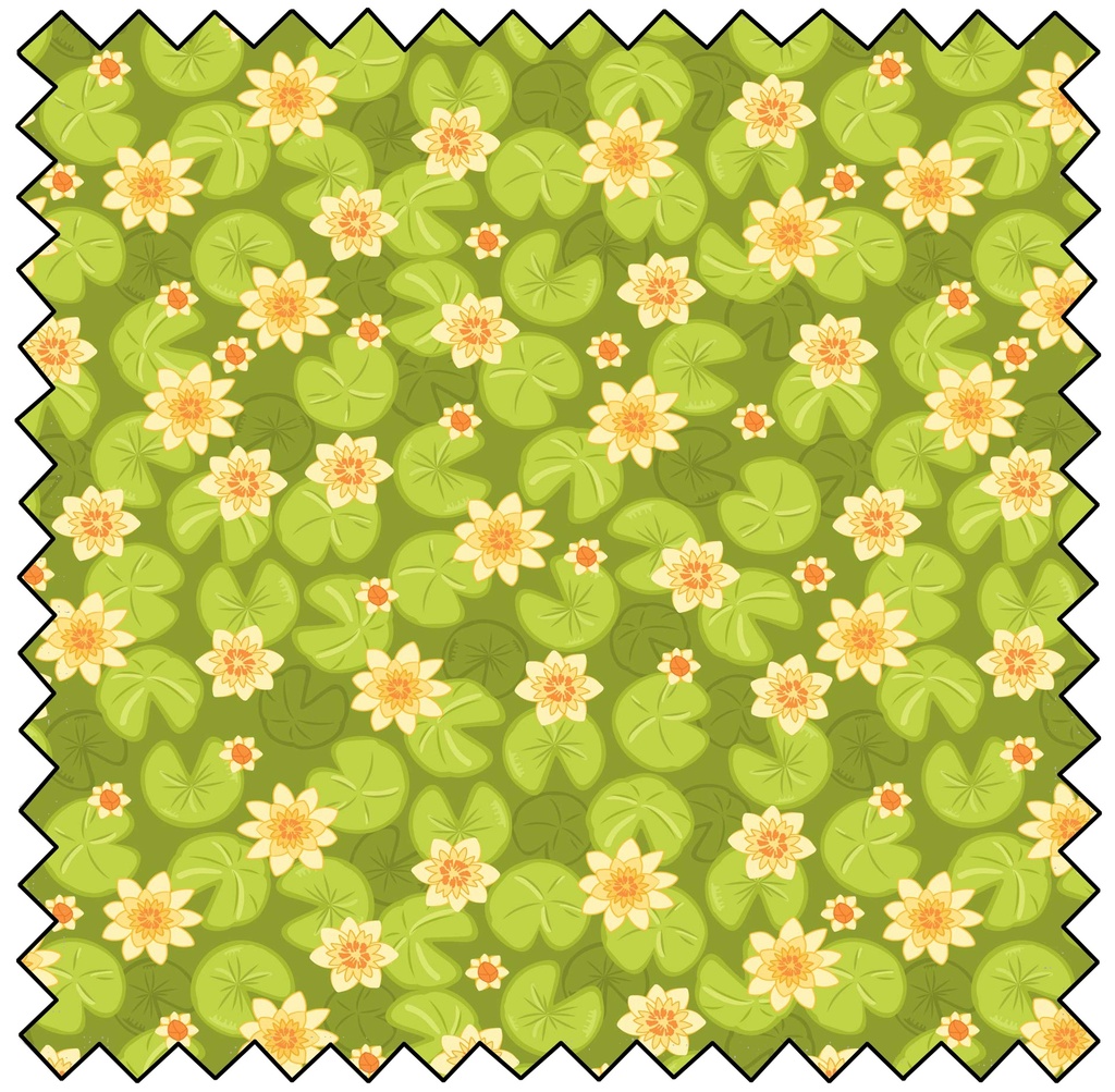 Shimmering Waters - Amongst the Lillies - GREEN
