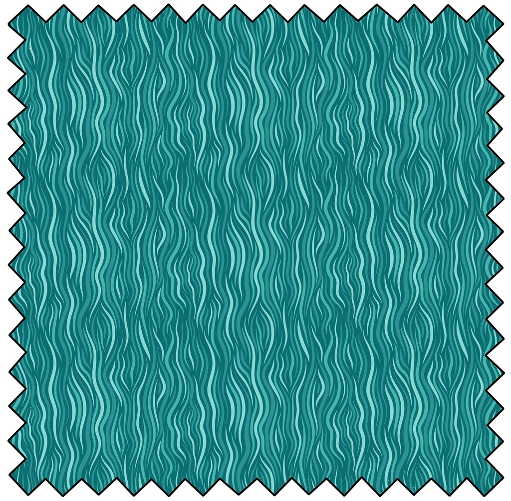 Shimmering Waters - Rippled Water - TURQ