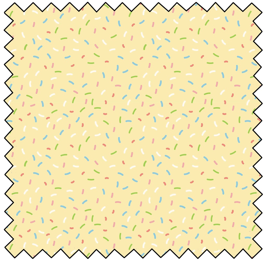 Sundaes by the Sea - Sprinkles - YELLOW