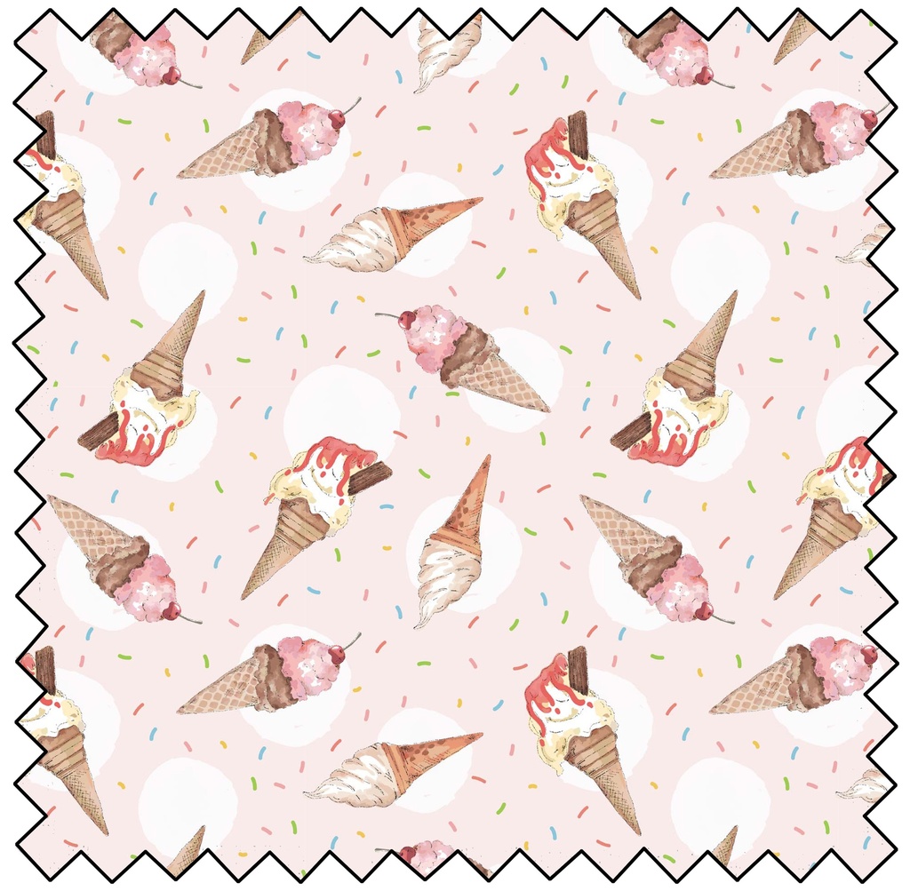 Sundaes by the Sea - Ice Cream Cones - PINK