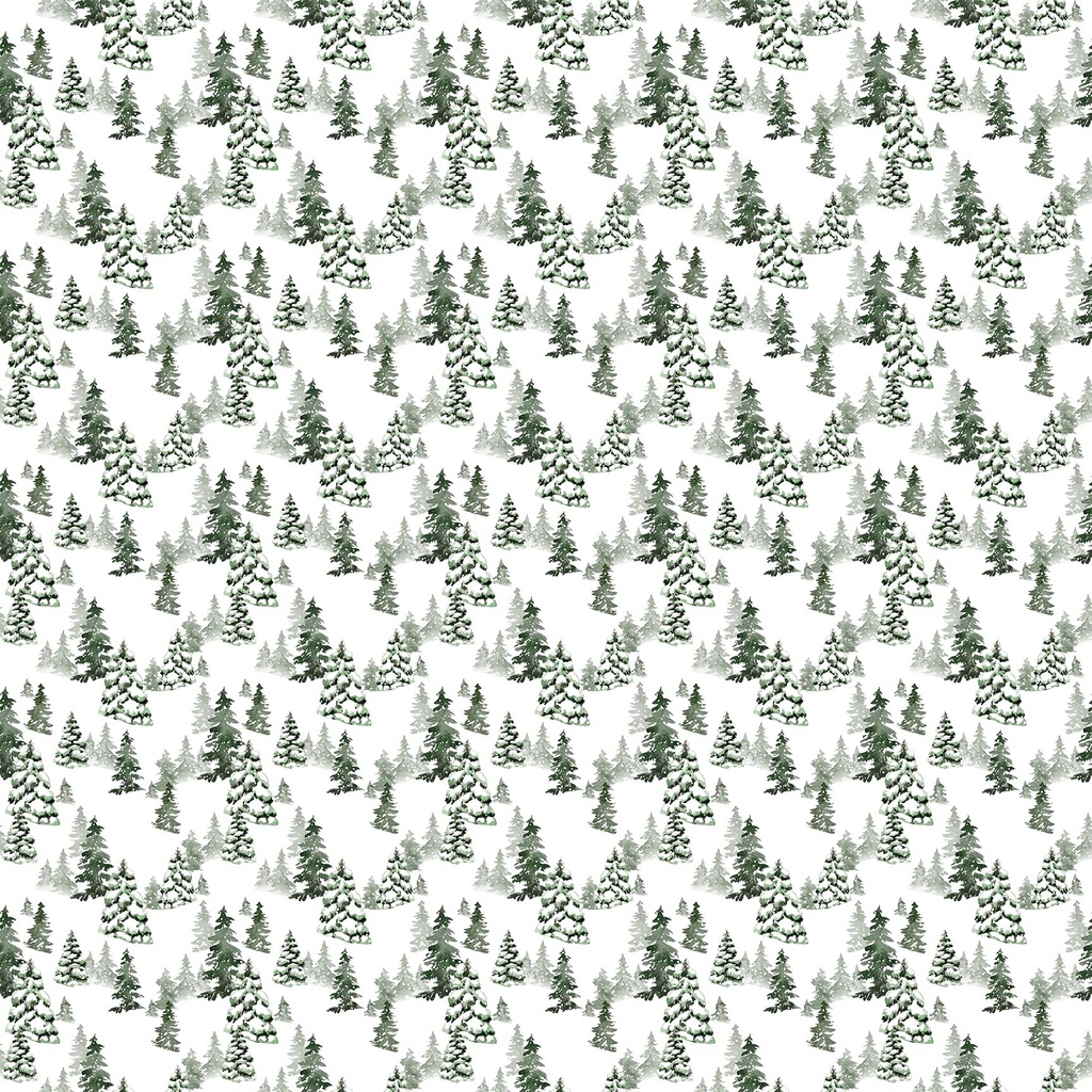 Snowbound - Trees - WHITE