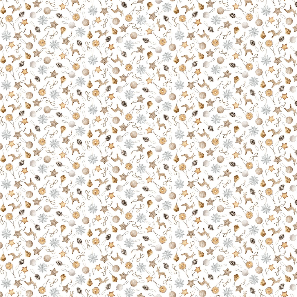 Snowbound - Ornaments - WHITE