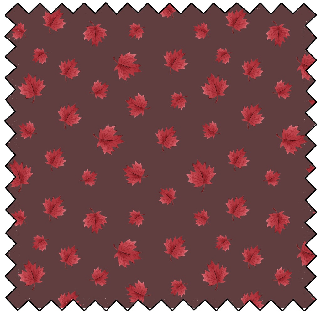OH CANADA - Maple Leaves - DARK TAUPE