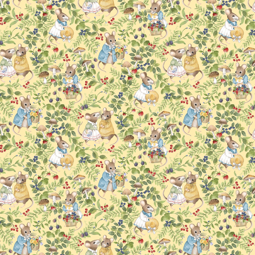 Country Mouse - Scenic Mouse - YELLOW