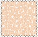 Woodland Adventures - Animal Damask - LIGHT RUST