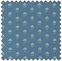 Shoreline - Costal Floral - MEDIUM BLUE