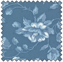 Shoreline - Cottage Large Floral - MEDIUM BLUE