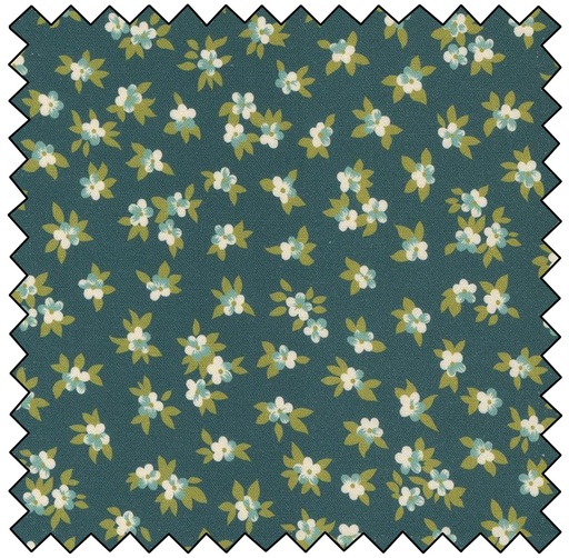 [M533749-17] Chelsea Garden - Tea Rose Ditsy - PEACOCK