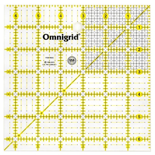 [OMR65G] Omnigrid Square Ruler - 6.5"