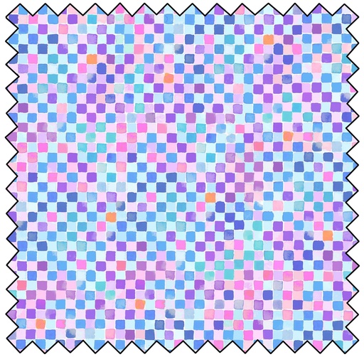 [MASD677-VZ] Bloom Bright - Mosaic - VIOLET