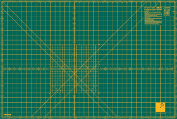 [091511230666] OLFA Rotary Cutting Mat - 24" x 36" - GREEN