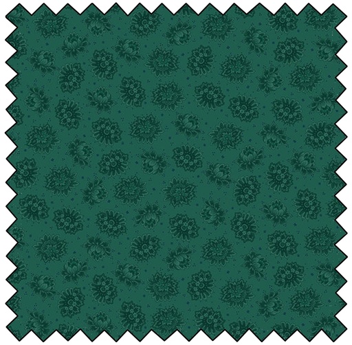 [HEG966-7] Autumn Farmhouse - Tossed Blooms - TEAL *
