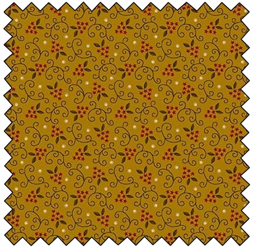 [HEG977-404] Autumn Farmhouse - Starry Vine - GOLD *