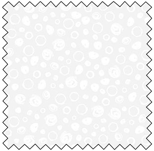 [P10222-10] Basically Black & White - Scribble Spots - WHITE