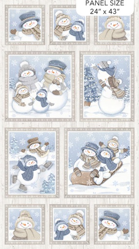 [NF26985-42] Snow Much Fun Flannel - Panel