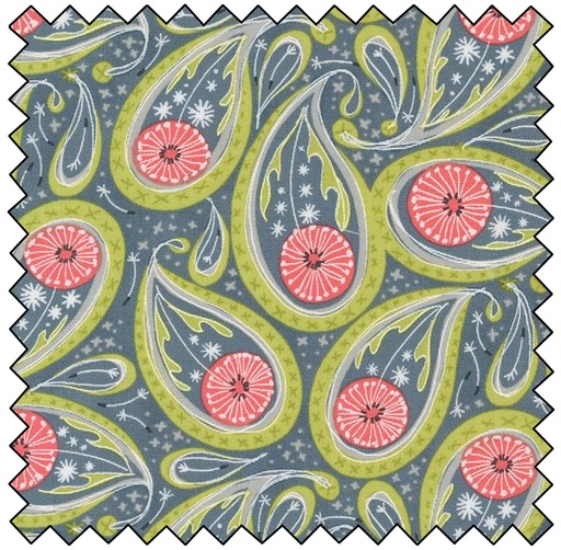 [M548753-17] Dandi Duo - Paisley - GRAPHITE FINAL SALE