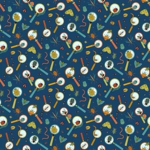 [N27297-49] BackYard Bug Collector - Magnifying Glass - NAVY - sale