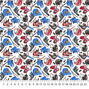 [N27242-10] Winter Sports - Hockey Equipment - WHITE MULTI - sale