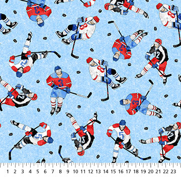 [N27241-44] Winter Sports - Hockey - BLUE MULTI- sale