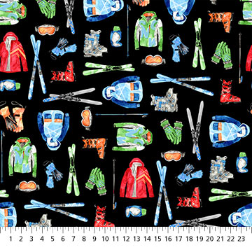 [N27238-99] Winter Sports - Ski Equipment - BLACK MULTI- sale