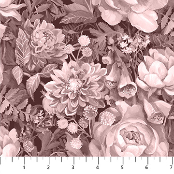 [F90902-36] Elegance - Floral - SEPIA - final sale