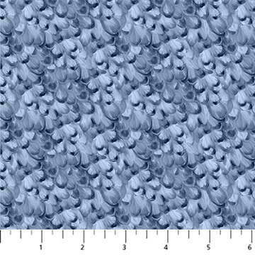 [F90906-42] Elegance - Feathers - NAVY - final sale