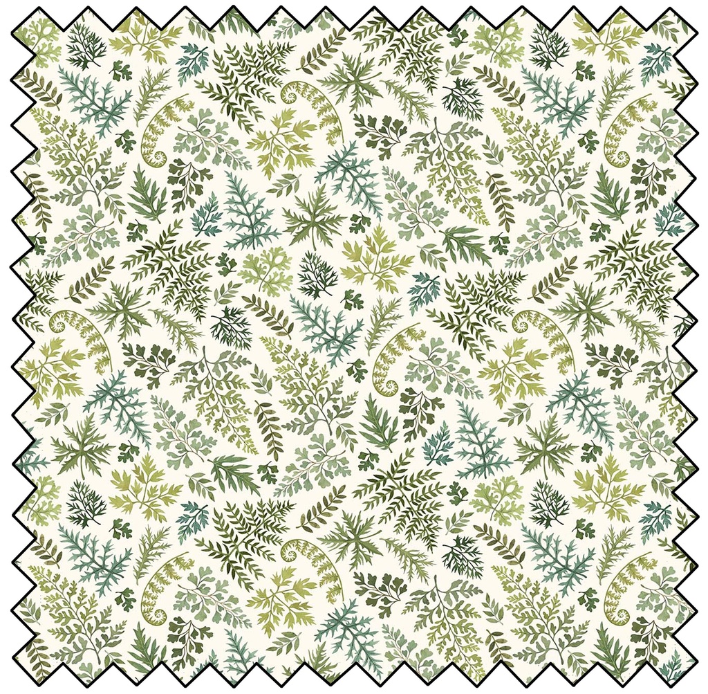 Wild Harvest - Small Ferns - CREAM