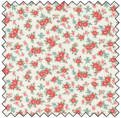 [M55313-11] Rosemary Cottage - Lovely Ditsy - CREAM