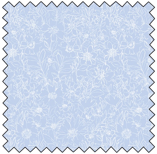 [CF94230206-02] Flower House - Powder Keg - LIGHT BLUE