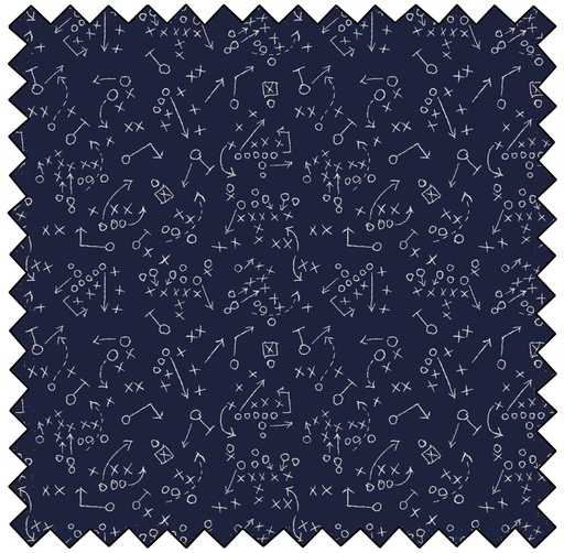 [CF49230702-02] Fall is for Football - Playboard - NAVY- sale