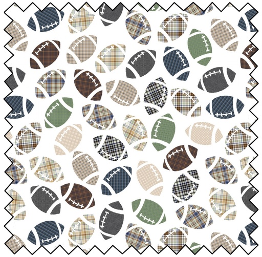 [CF49230701-01] Fall is for Football - Football Season - WHITE- sale