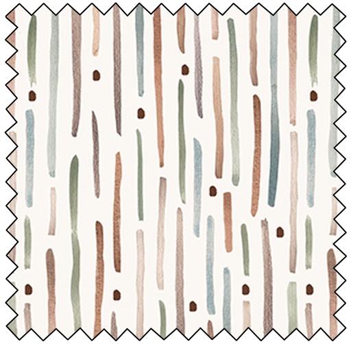 [F90952-11] Cotton-Tale - Stripe - CREAM