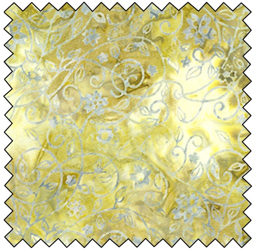 [B83264-512] Gatsby - Floral Vine - LEMON TWIST - final sale