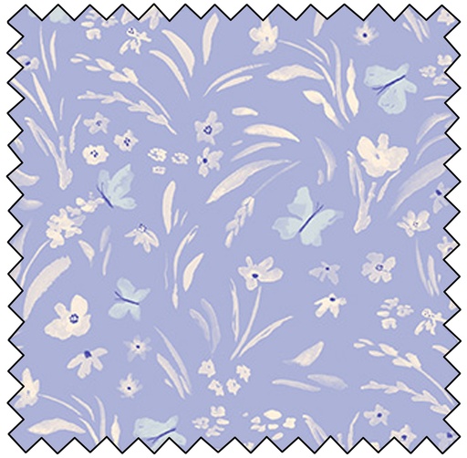 [F90935-41] Golden Hour - Butterflies - BLUE - sale