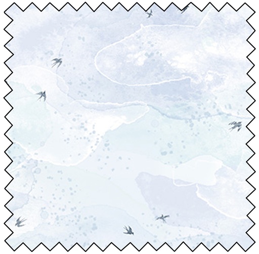 [F90932-40] Golden Hour - Sky - BLUE - sale