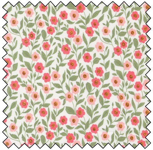[M5221-11] Love Blooms - Cupid Floral - LACE - sale
