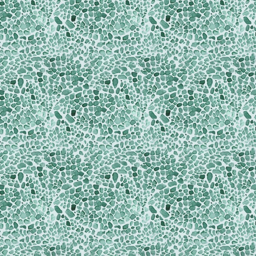 [CF55230604-01] COASTAL WATERWAYS - Pebbles - Aqua - SALE