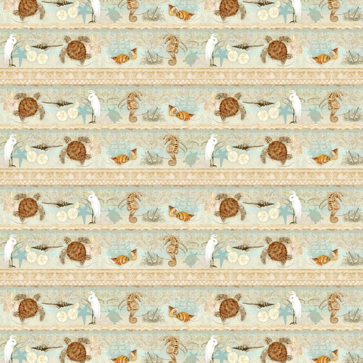 [CF55230601-01] COASTAL WATERWAYS - Coastal Stripe  Multi - SALE