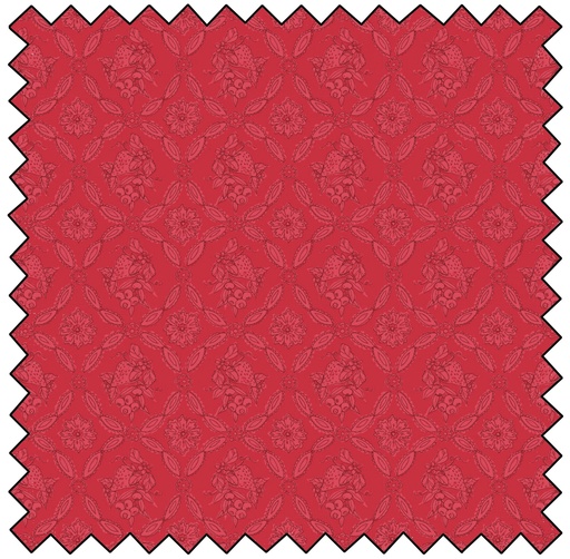 Sweet Summer - Trellis Tonal - RED
