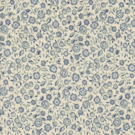 [M513974-15] SACRE BLEU - Renoncule Floral - Ciel Blue